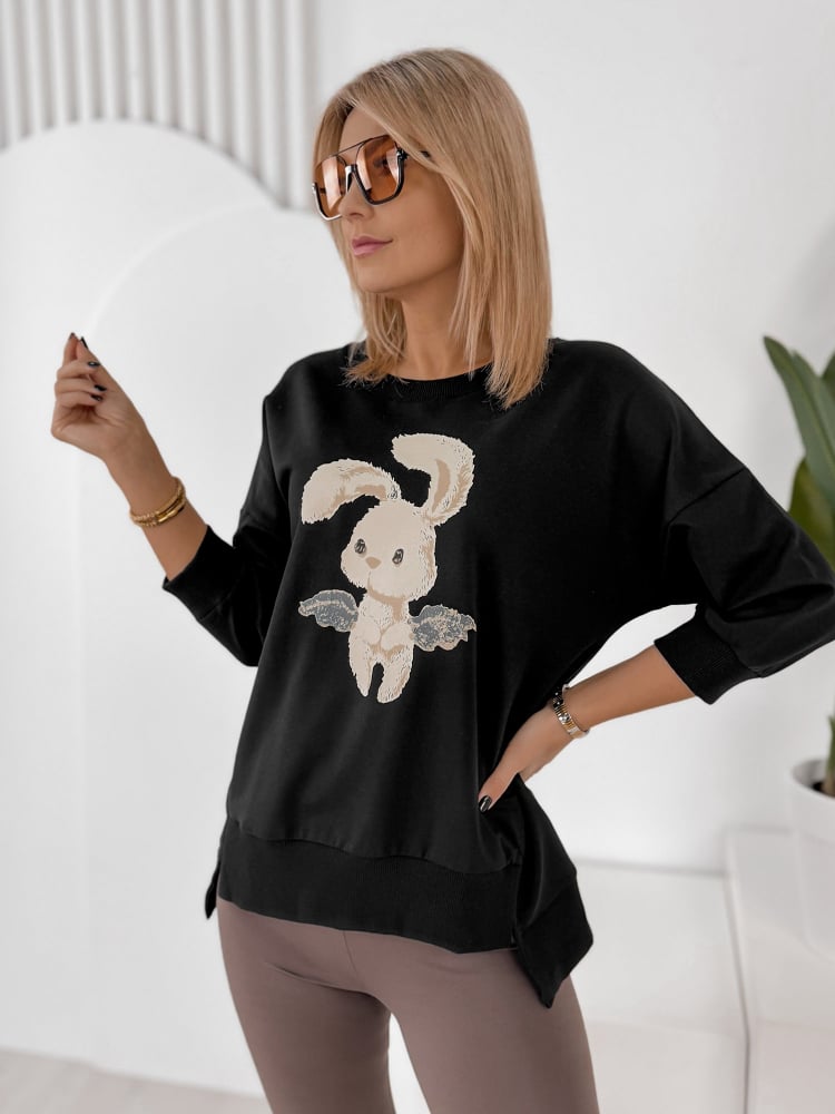 BLUZKA FERRANTE CZARNA