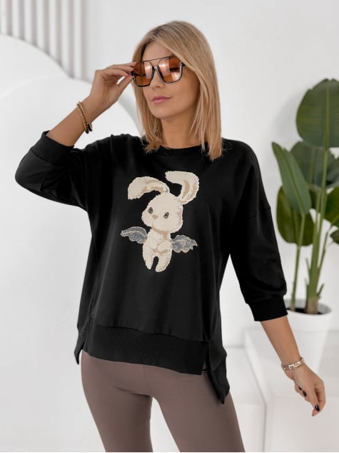 BLUZKA FERRANTE CZARNA