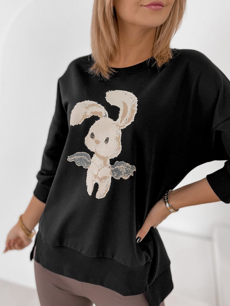 BLUZKA FERRANTE CZARNA