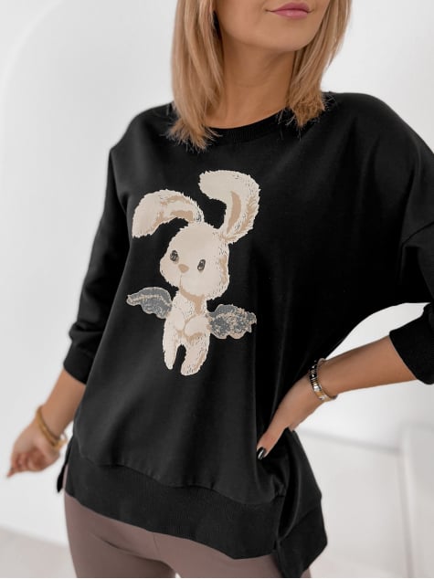 BLUZKA FERRANTE CZARNA