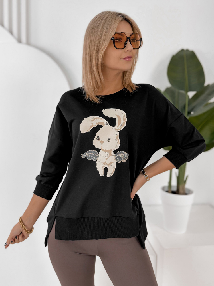 BLUZKA FERRANTE CZARNA