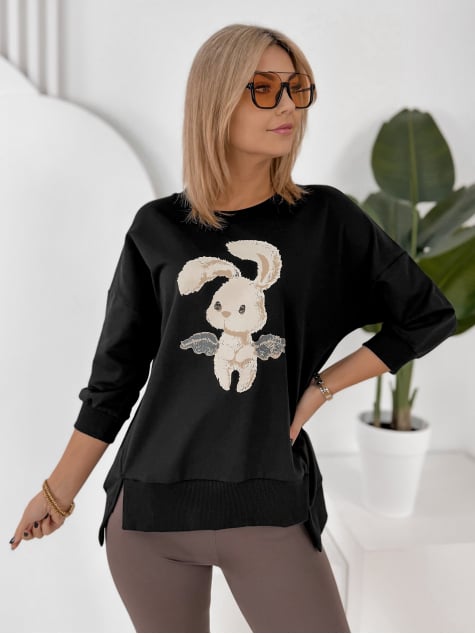 BLUZKA FERRANTE CZARNA