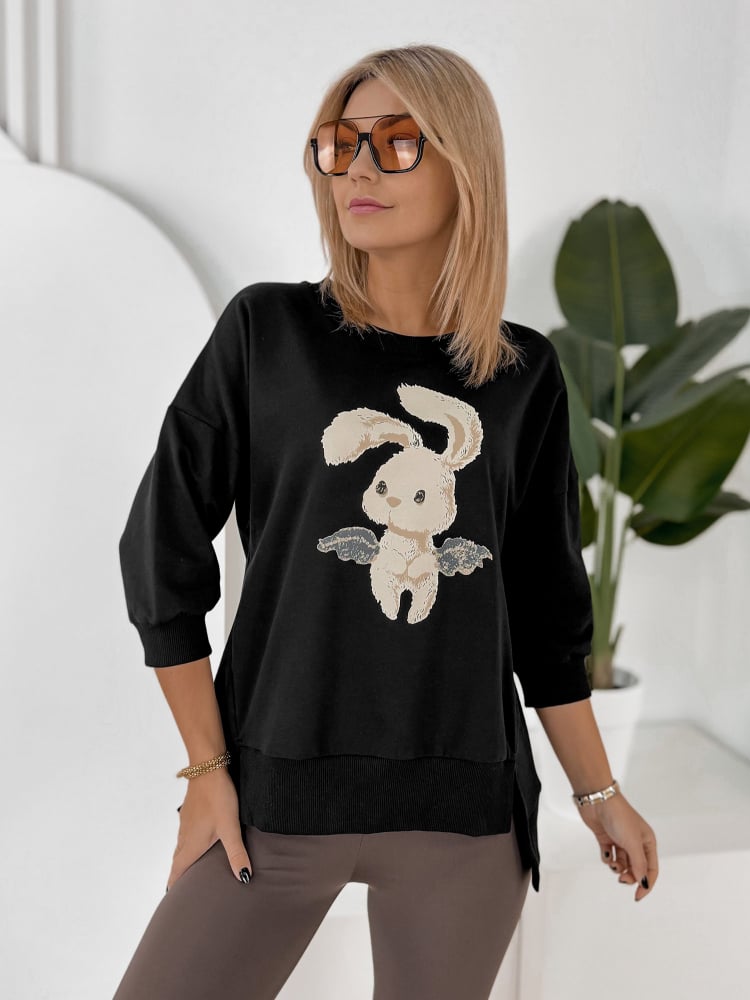 BLUZKA FERRANTE CZARNA