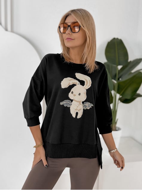 BLUZKA FERRANTE CZARNA