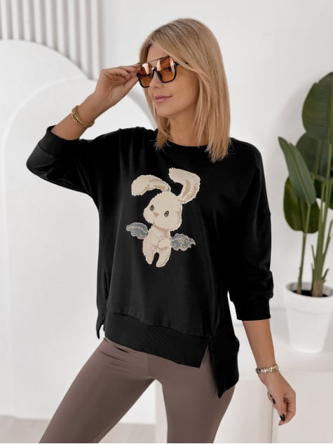 BLUZKA FERRANTE CZARNA