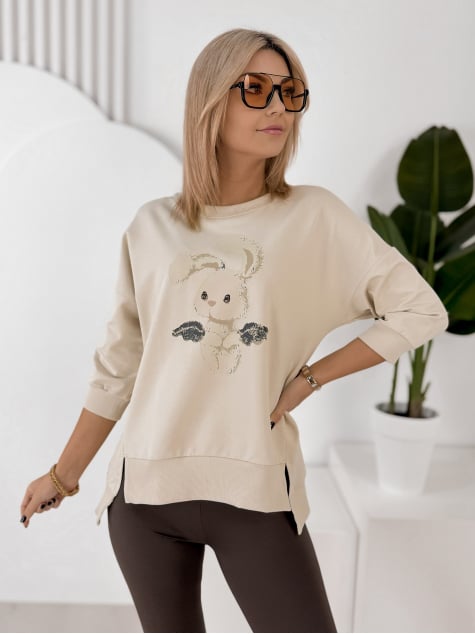 BLUZKA FERRANTE BEŻOWA