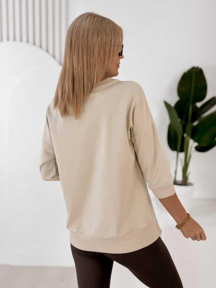 BLUZKA FERRANTE BEŻOWA