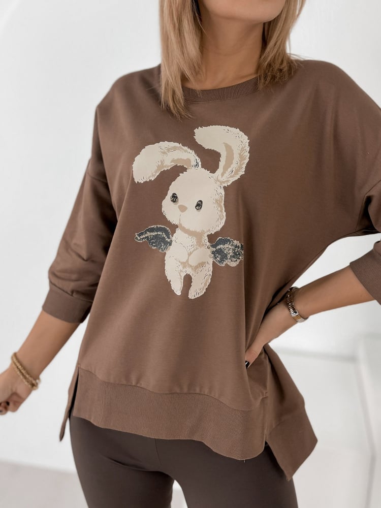 BLUZKA FERRANTE BRĄZOWA