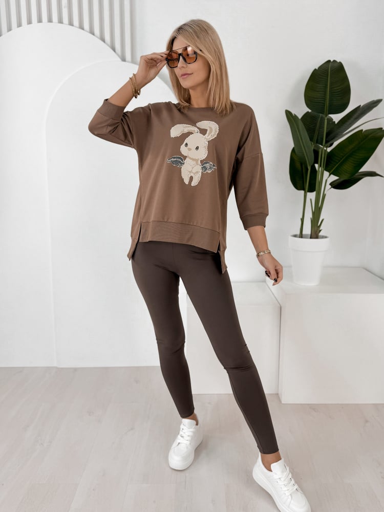 BLUZKA FERRANTE BRĄZOWA