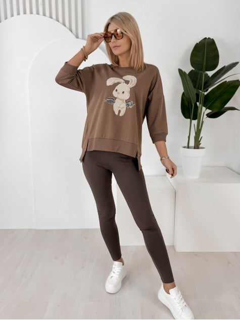 BLUZKA FERRANTE BRĄZOWA