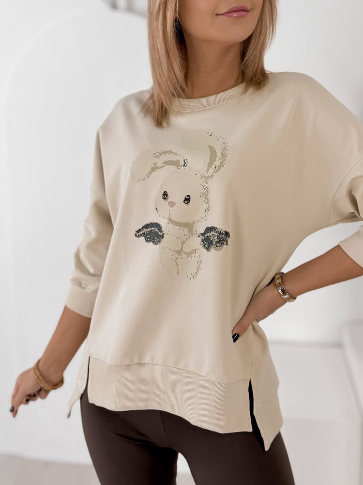 BLUZKA FERRANTE BEŻOWA