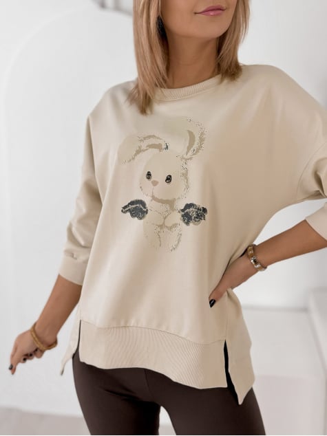 BLUZKA FERRANTE BEŻOWA