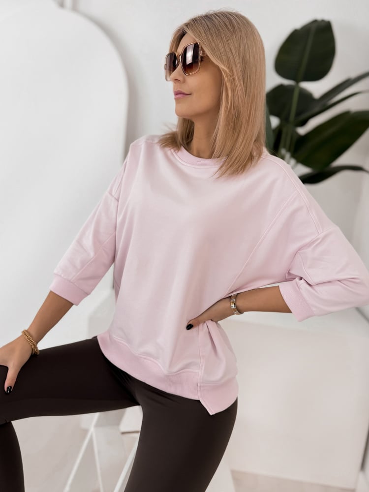 BLUZKA LORRAINE JASNORÓŻOWA