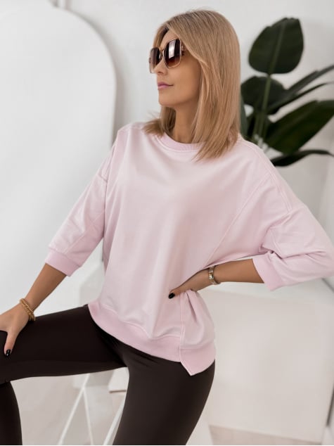 BLUZKA LORRAINE JASNORÓŻOWA