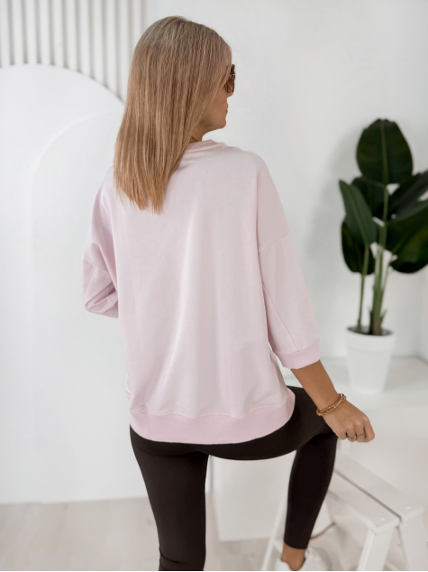 BLUZKA LORRAINE JASNORÓŻOWA