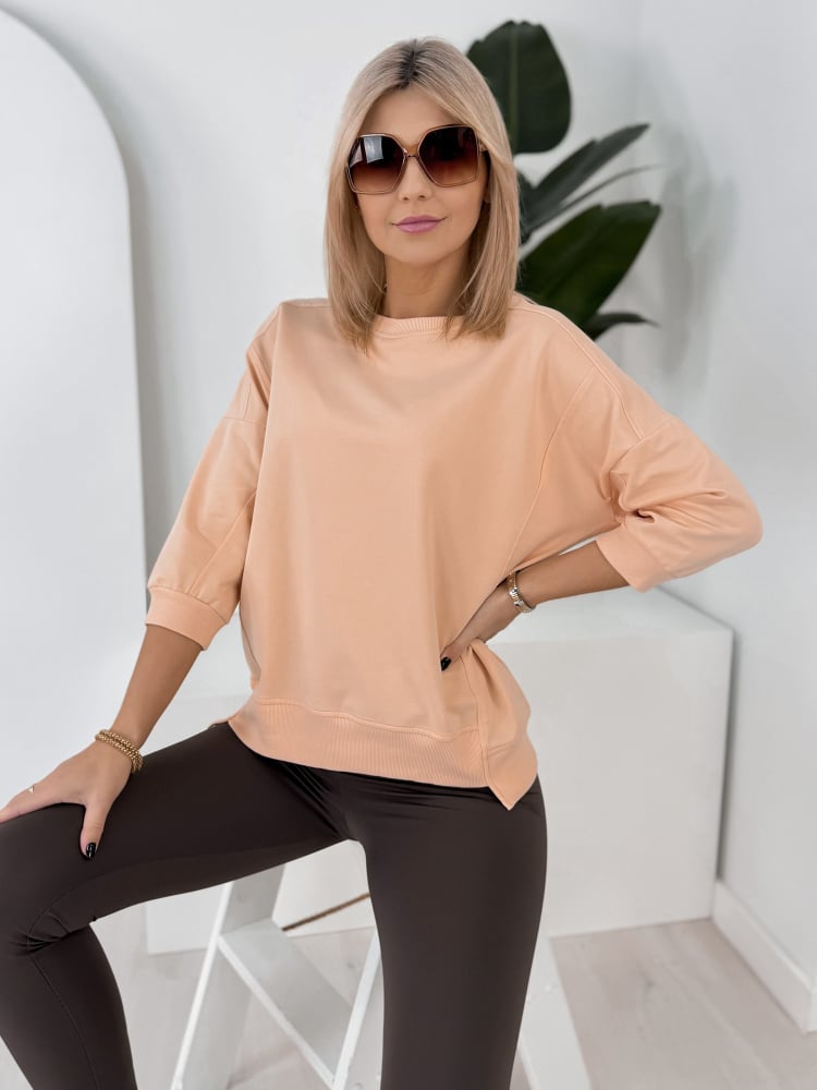 BLUZKA LORRAINE BRZOSKWINIOWA