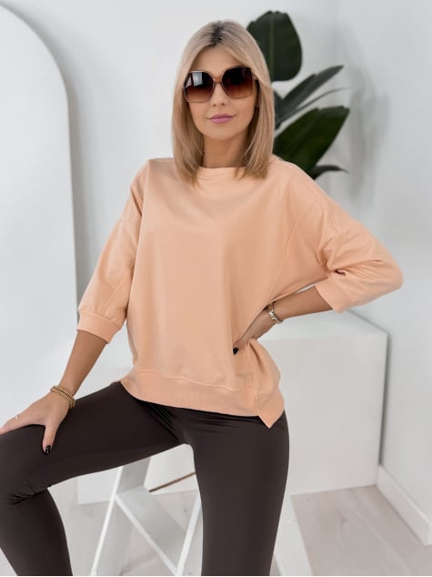 BLUZKA LORRAINE BRZOSKWINIOWA