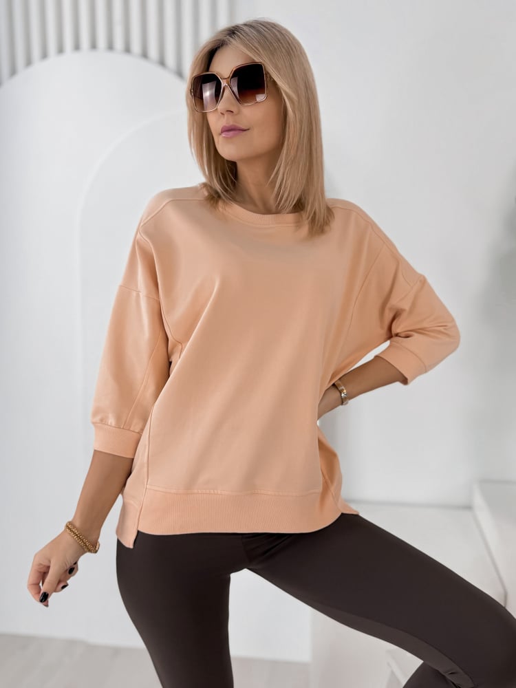 BLUZKA LORRAINE BRZOSKWINIOWA