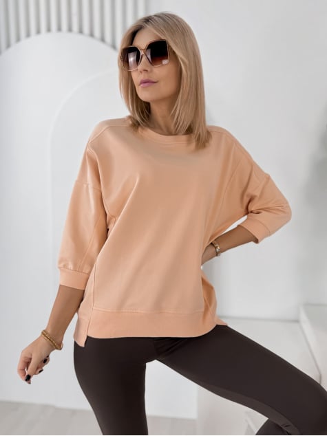 BLUZKA LORRAINE BRZOSKWINIOWA