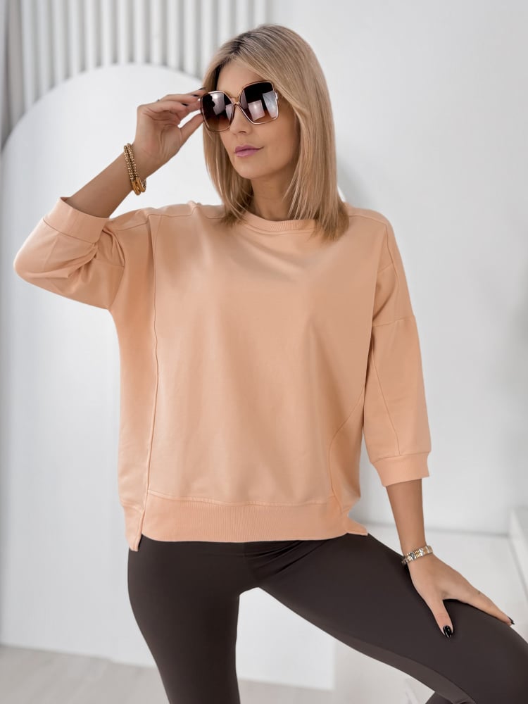 BLUZKA LORRAINE BRZOSKWINIOWA