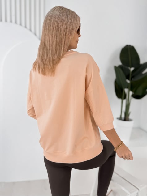 BLUZKA LORRAINE BRZOSKWINIOWA