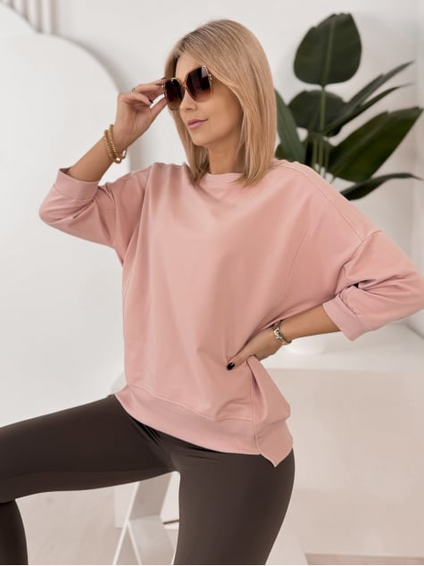 BLUZKA LORRAINE PUDROWY RÓŻ
