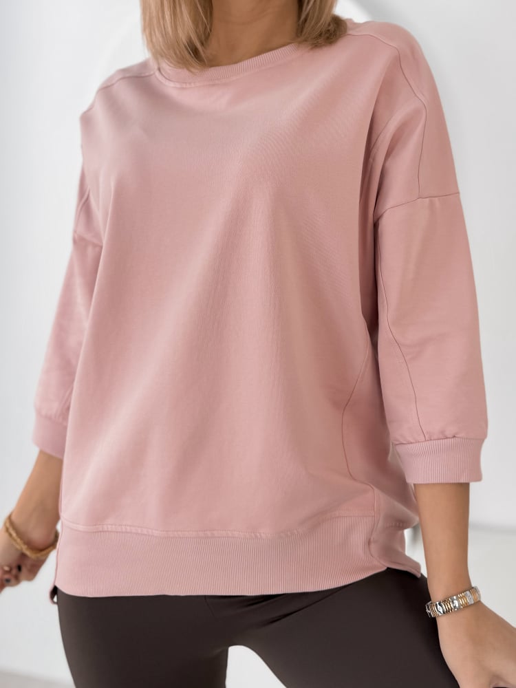 BLUZKA LORRAINE PUDROWY RÓŻ