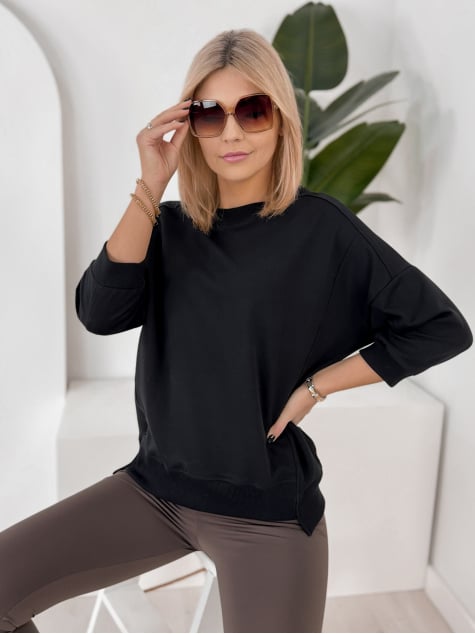 BLUZKA LORRAINE CZARNA