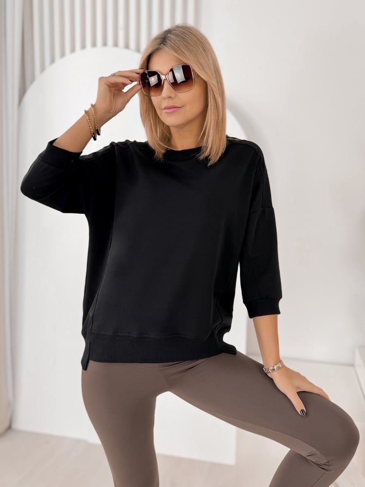 BLUZKA LORRAINE CZARNA