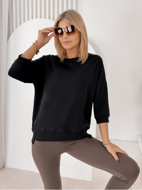 BLUZKA LORRAINE CZARNA
