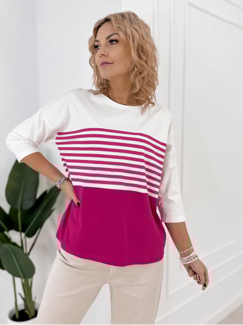 BLUZKA NOEMI RÓŻOWA