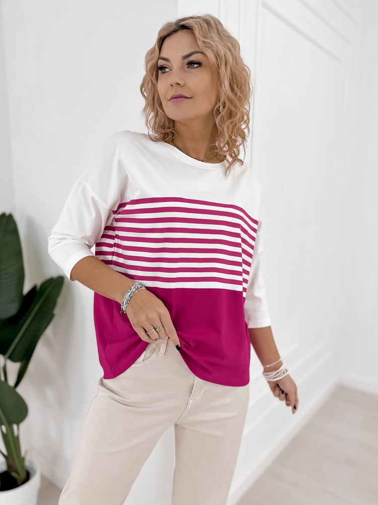 BLUZKA NOEMI RÓŻOWA