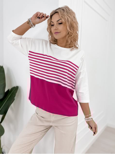 BLUZKA NOEMI RÓŻOWA