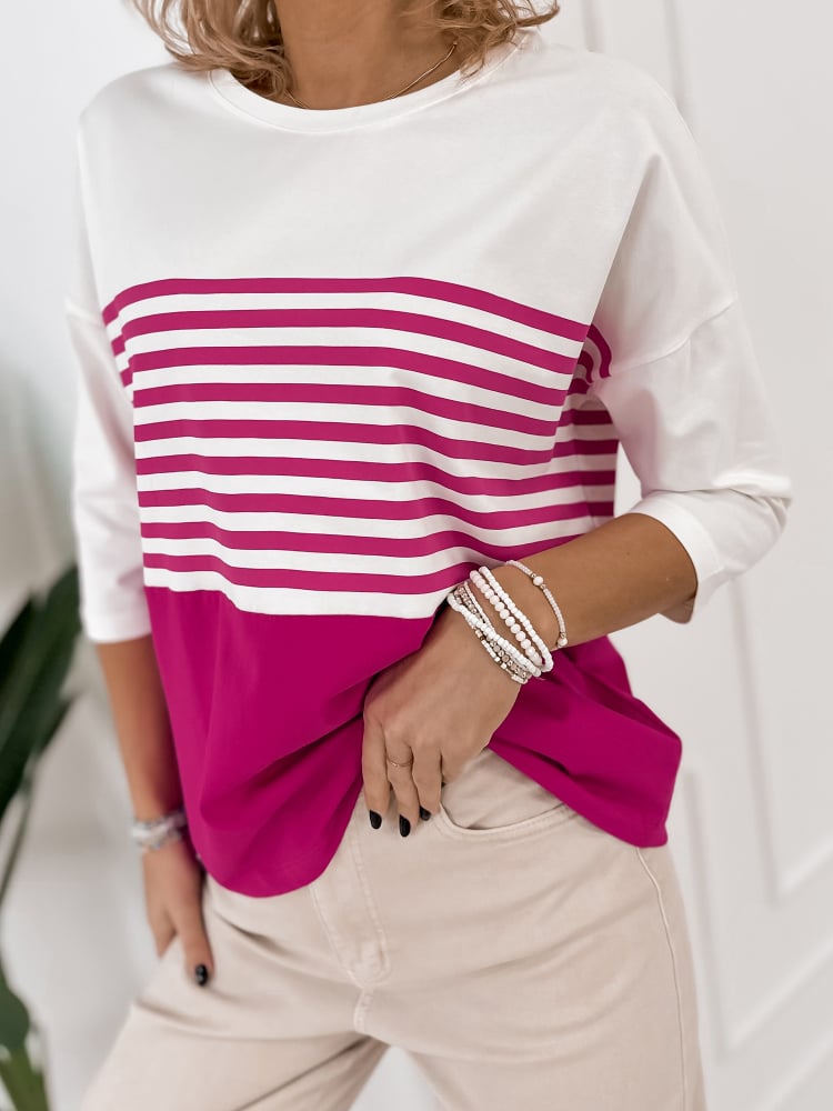 BLUZKA NOEMI RÓŻOWA