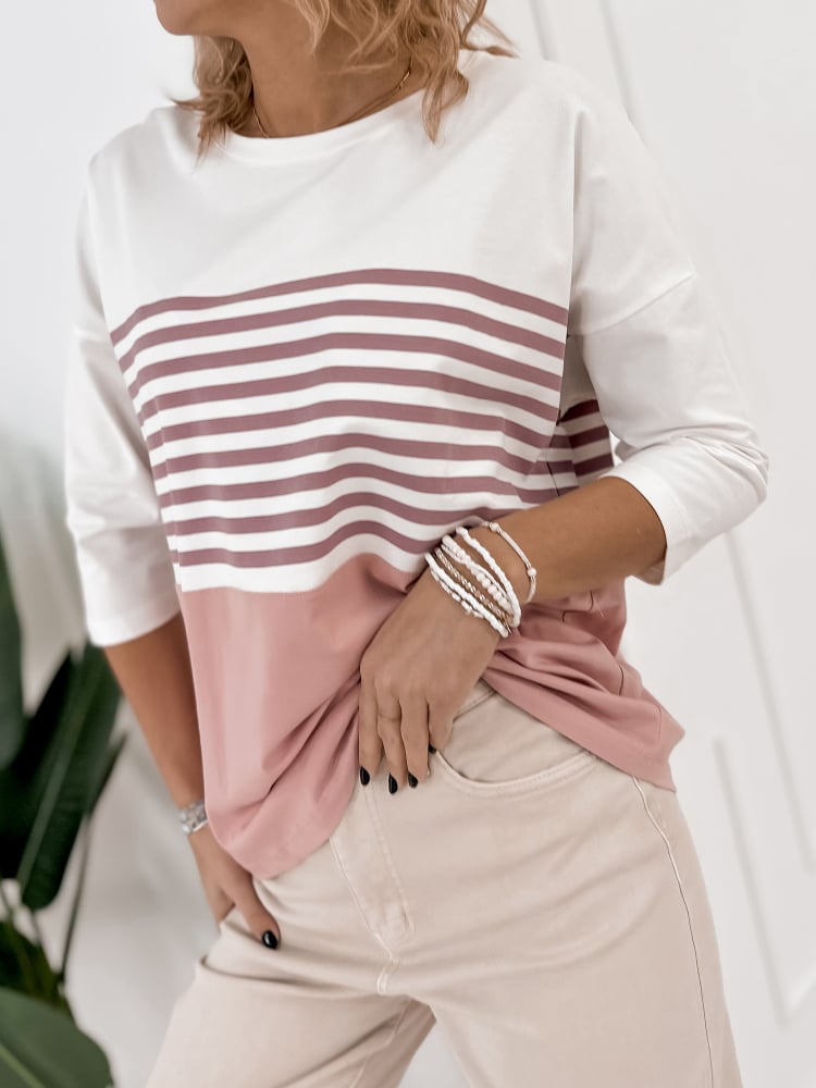 BLUZKA NOEMI PUDROWY RÓŻ