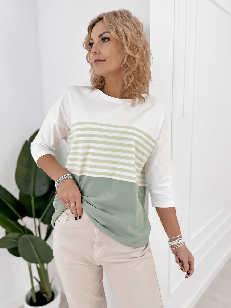 BLUZKA NOEMI PISTACJOWA