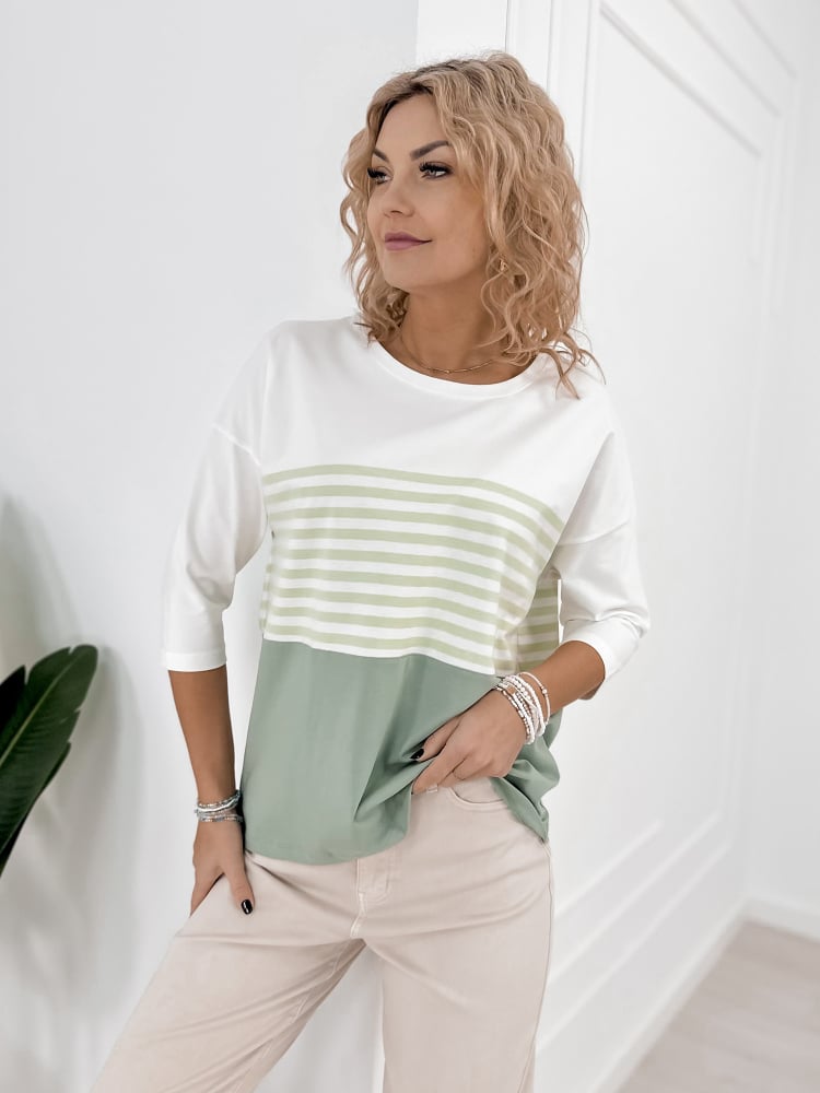 BLUZKA NOEMI PISTACJOWA