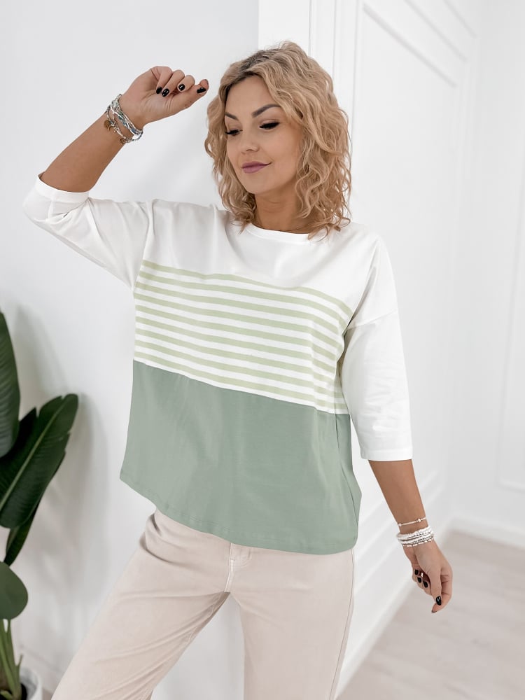 BLUZKA NOEMI PISTACJOWA