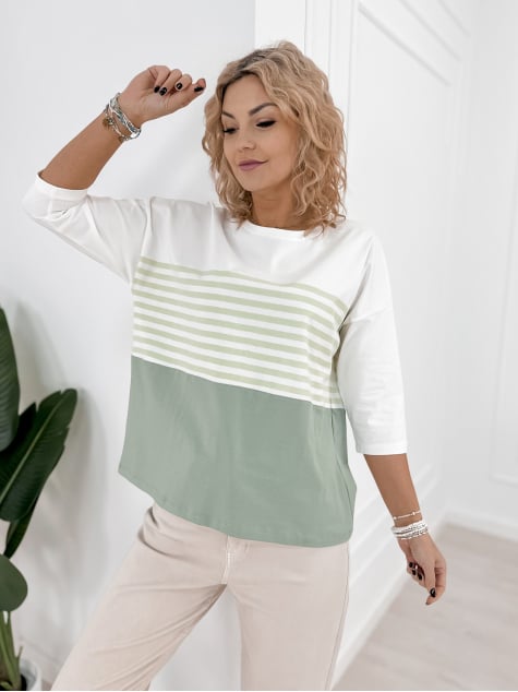 BLUZKA NOEMI PISTACJOWA