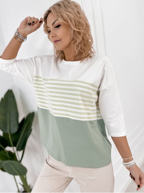 BLUZKA NOEMI PISTACJOWA