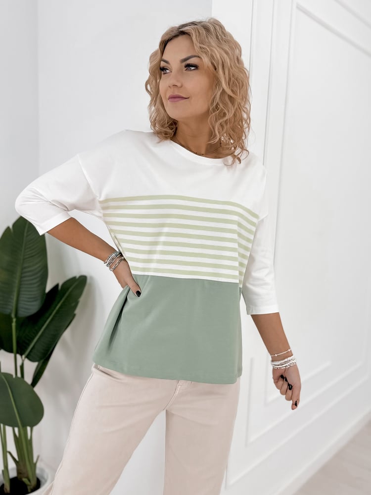 BLUZKA NOEMI PISTACJOWA