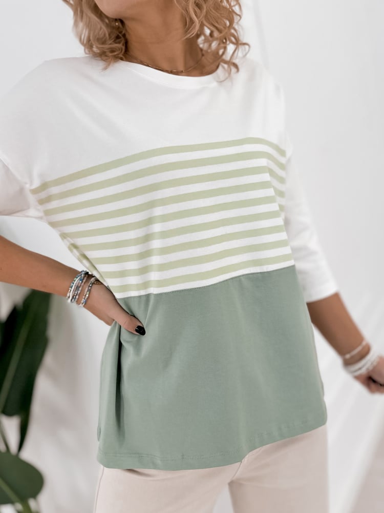 BLUZKA NOEMI PISTACJOWA