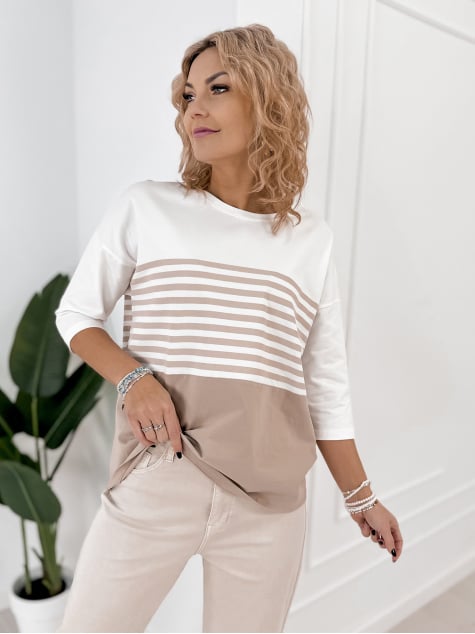 BLUZKA NOEMI BEŻOWA