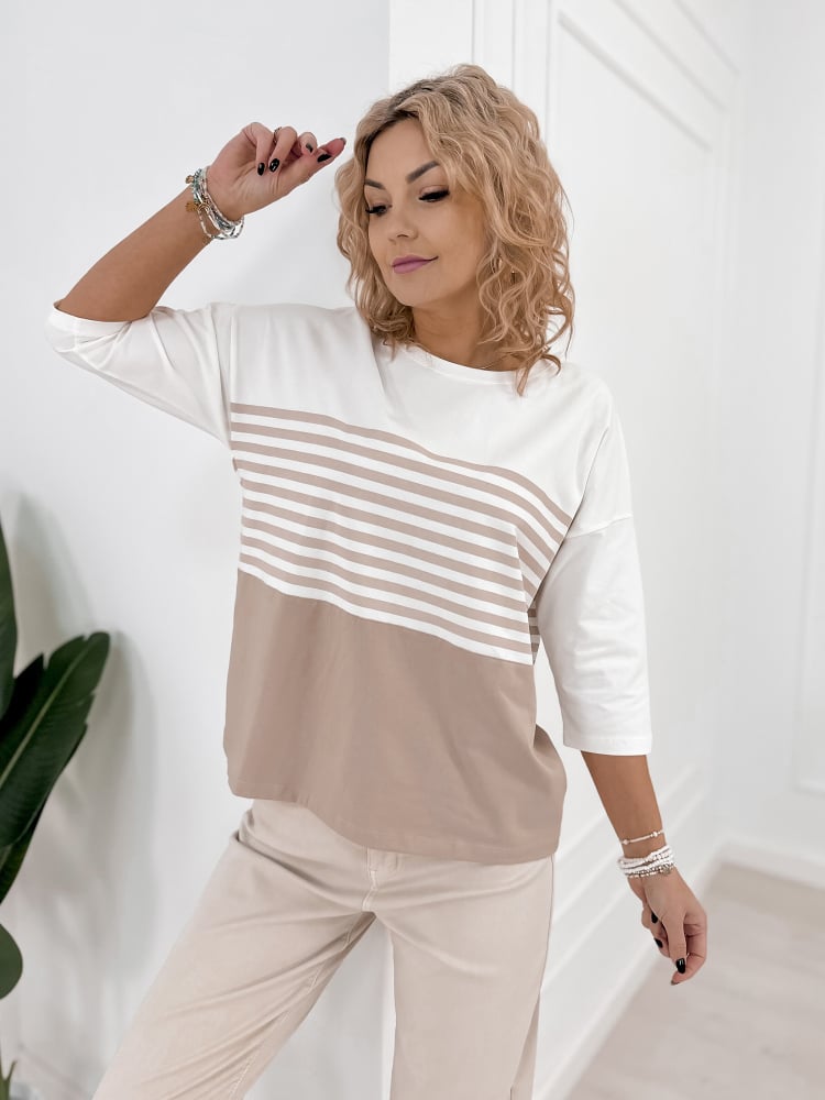 BLUZKA NOEMI BEŻOWA