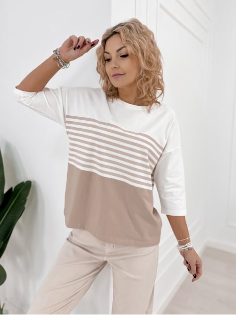 BLUZKA NOEMI BEŻOWA