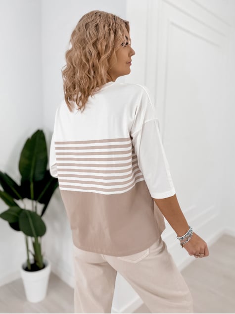 BLUZKA NOEMI BEŻOWA