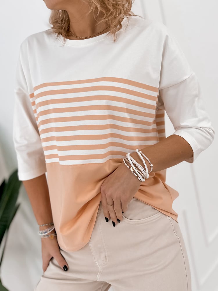 BLUZKA NOEMI BRZOSKWINIOWA