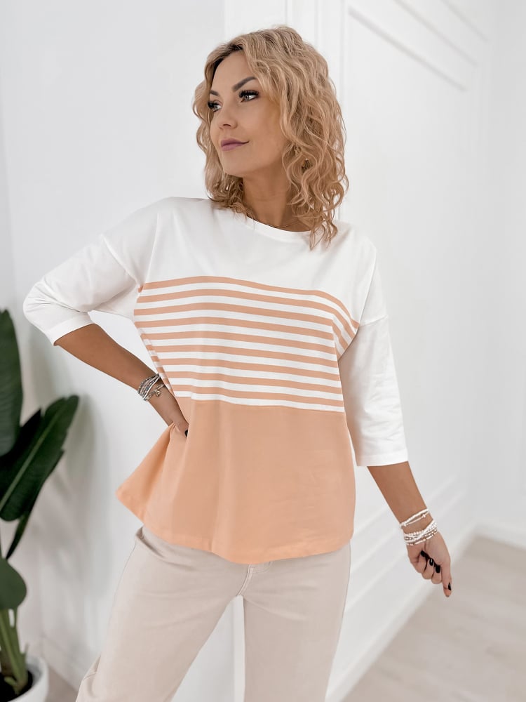 BLUZKA NOEMI BRZOSKWINIOWA