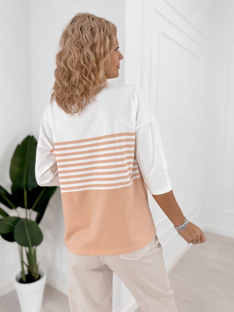 BLUZKA NOEMI BRZOSKWINIOWA