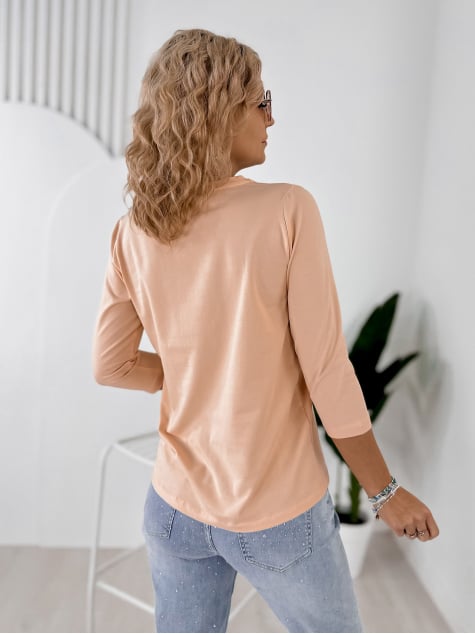 BLUZKA JAQUEN BRZOSKWINIOWA